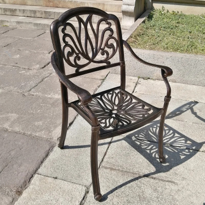 Садовое кресло из литого алюминия ASTRA