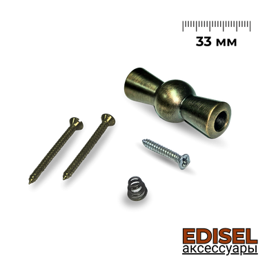 ручка бронзовая 33мм