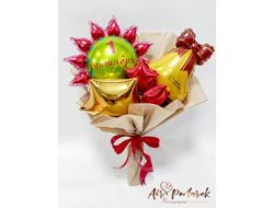 Букет "Солнечный с колокольчиком"