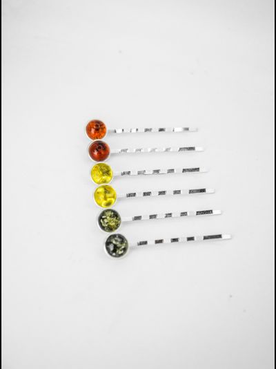 Невидимки с натуральным янтарем