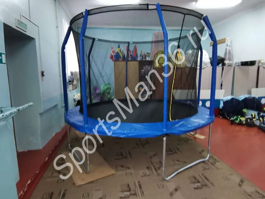 БАТУТ С ЗАЩИТНОЙ СЕТКОЙ "PERFETTO SPORT 10" ДИАМЕТР 3,0 М