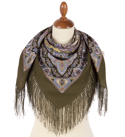 Павловопосадский платок Свет в окошке 1919-10