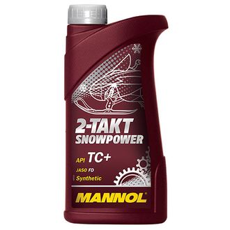 Масло моторное Mannol 2-T SNOWPOWER для 2-х тактных снегоходов (1430) - 1 л.