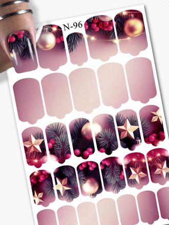 Пленка для маникюра Осень/Зима N-096