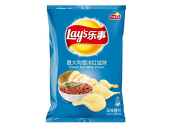 Чипсы LAYS со вкусом Итальянского мясного соуса 70гр (22 шт)