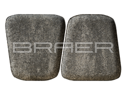 Тротуарная плитка классико круговая color mix туман braer 60 мм