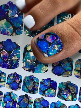 Пленки для педикюра с фольгой VIP-042