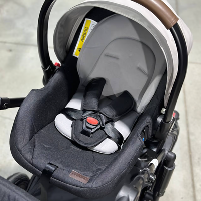 Детская коляска 3 в 1 Luxmom 808 Серый Экокожа