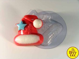 Пластиковая форма - Рождественский колпак