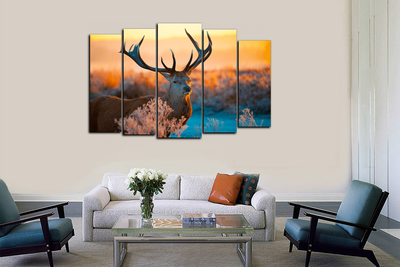 Модульная картина "Взгляд животного"