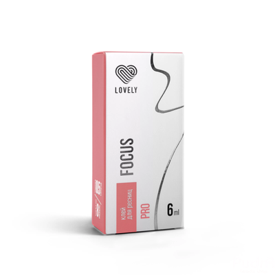 Lovely Клей чёрный "Focus" для наращивания ресниц 6 мл | Лавли Фокус