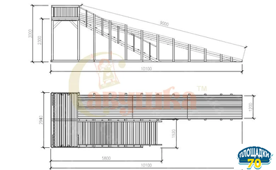 Зимняя горка Савушка Зима 8