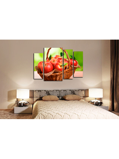 Модульная картина "Красное яблоки"