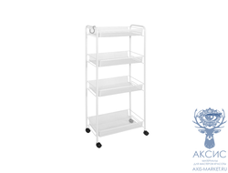 Тележка для косметологов CY502, 4 полки, белый
