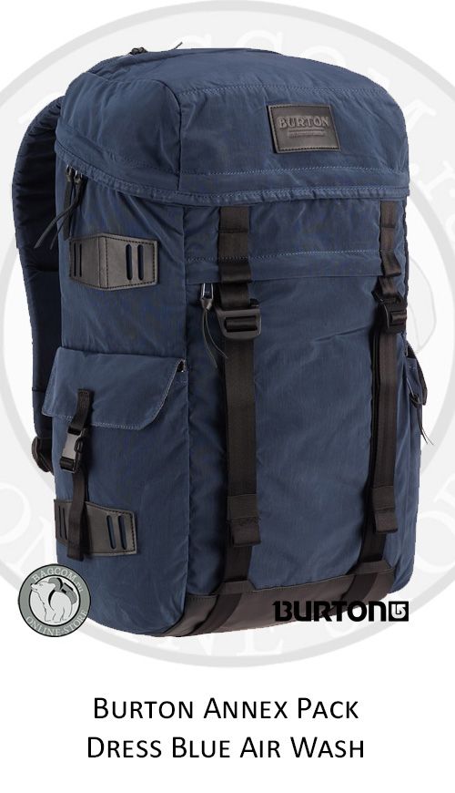 Burton Annex Pack Dress Blue Air Wash для путешествий и использования в городе