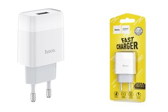 Розетка СЗУ HOCO C72A Glorious single port charger(EU) (white)