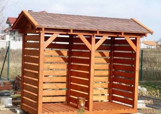 Дровник #47 (Размер 2.5-1-2м)