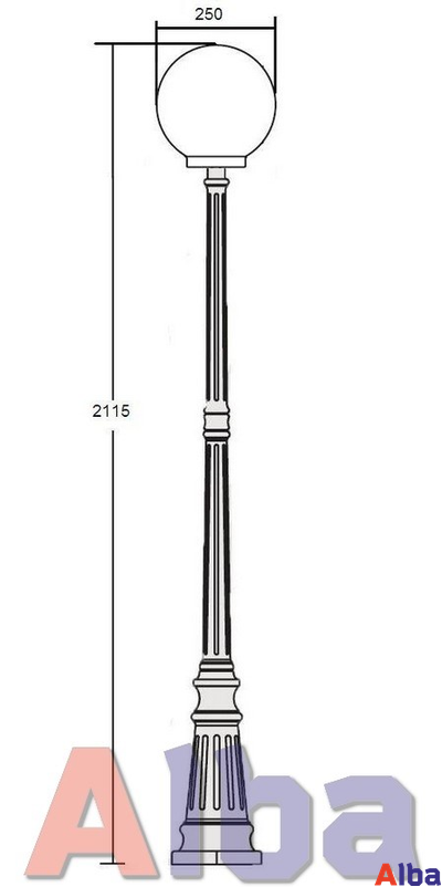 Globo 88209 S Парковый светильник
