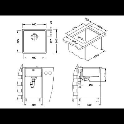 Мойка Alveus KOMBINO 30
