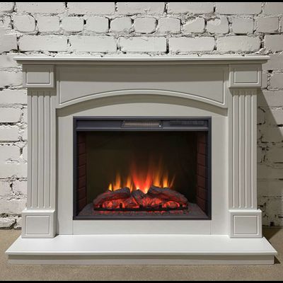 Электрокамин Грация WT с очагом Sparta 25.5 LED