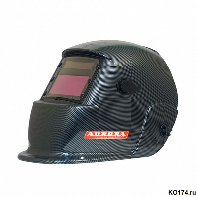 Маска сварщика хамелеон Aurora A777 Carbon обзор 99х45