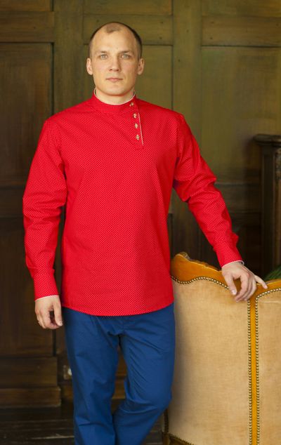 Рубашка Косоворотка Мужская Купить В Москве