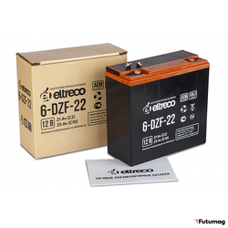 Тяговый аккумулятор Eltreco 6-DZF-20 (12V20A/H C2)