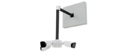 Комплект 4: BOXFORCAM Коробка на выносе от стены 50 и 100 см. для монтажа видеокамер и элементов безопасности. (коробка чёрная/белая)