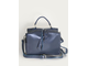 (АРТИКУЛ: 10070/1) СУМКА ЖЕНСКАЯ, НЕБОЛЬШАЯ, НАТУРАЛЬНАЯ КОЖА, ГРЯЗНО-ГОЛУБАЯ, С ПЛЕЧЕВЫМ РЕМНЕМ