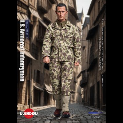 Американский пехотинец в Нормандии - Коллекционная ФИГУРКА 1/6 U.S. Armored Infantryman Normandy 1944 (UD9035) - UJINDOU
