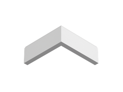Плинтус Base 0001 - 83*12*2440мм