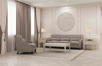 ЖУРНАЛЬНЫЙ СТОЛИК SALERNO (L119*P79*H49)FRATELLI BARRI FB.ET.SL.680