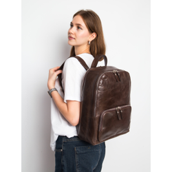 Женский кожаный рюкзак Vicenza Premium brown (арт. 
3105-52)