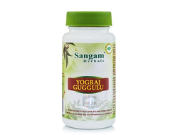 ЙОГРАДЖ ГУГГУЛ (YOGRAJ GUGGUL) ДЛЯ ОЧИЩЕНИЯ И ВОССТАНОВЛЕНИЯ  750 мг Sangam herbals, 60 таб.