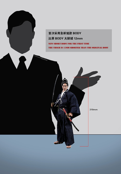 Санада Юкимура (версия без доспехов) - Коллекционная ФИГУРКА 1/6 SERIES OF EMPIRES - SANADA YUKIMURA (CASUAL VERSION) (SE102) - COOMODEL