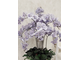 Композиция из искусственных цветов Орхидея напольная голубая в высокой вазе ОР016