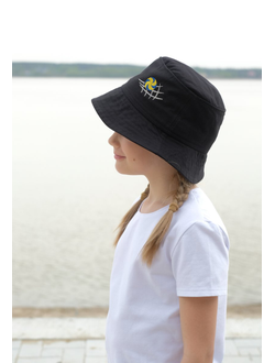 Панама детская черная (мяч классический/пляжный)