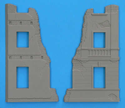 Сборная модель: (MiniArt 35519) Разрушенный городской дом