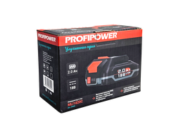 Аккумулятор PROFIPOWER 18V 2.0Ah Li-ion MLI1820C Улучшенная серия