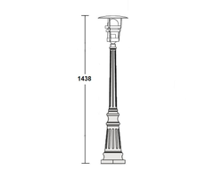 Светильник садово-парковый  серии Tokio2-1 (172см)