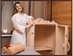 РАСПАРИВАНИЕ В ФИТОБОЧКЕ ИЗ СИБИРСКОГО КЕДРА (30 мин.)