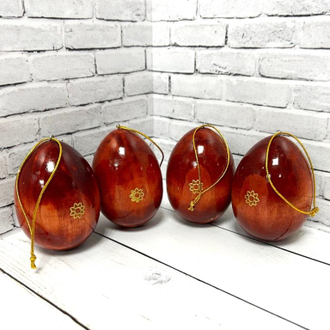 Яйцо сувенирное Москва 60*45 мм деревянное на подвеске ассорти