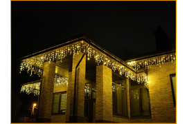 Украшение дома к Новому Году в Иркутске