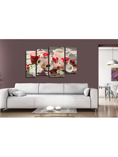 Модульная картина "Ягодные сливки"