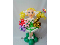 Фигура из шаров "Кукла Полинка"