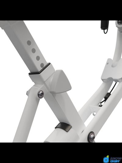 Велотренажер X-Bike DFC DavCreator Max PRO, бело-голубой