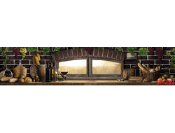 SP-253 Глянцевая стеновая панель ALBICO  2800*610*6мм.