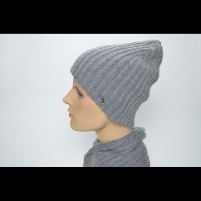 Vizio Италия шапка бини серого цвета