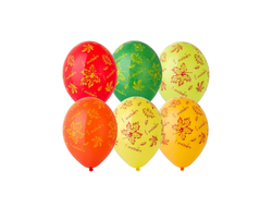 Воздушные шары "1Сентября Листья" шелкография