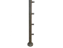 Столб с декоративной чашкой и наконечником ложемента